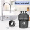 75499 Flex Coupler Garbage Disposal for ,Flex Discharge Anti-Vibration Tailpipe Mount Coupling Replace 74085 6