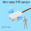 DC3-24V  Penetrable Microwave  Motion Sensor  - Auto Light /Off, 30s Delay, for Closet, Corridor Black 4