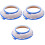 3Pièces Cercles Broderie Plastique Multiusages Multicolores Réglables 3