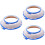 3Pièces Cercles Broderie Plastique Multiusages Multicolores Réglables 6