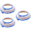 3Pièces Cercles Broderie Plastique Multiusages Multicolores Réglables 7