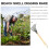Multi-Purpose Wooden Handle Claw Rake for Garden and Shell Digging 5