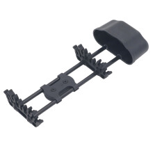 Supporto per frecce con rilascio rapido, capacità di 5 frecce, dimensioni 33,5x12,5 cm