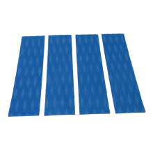 4 pièces de pads de traction en EVA pour planche de surf, skimboards, kayak, bleu, antidérapant