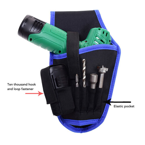 Waterproof Oxford Tool Waist Bag with Multiple Pockets, Adjustable Size 2