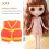 Veste Orange Réfléchissante En Polyester Pour Figurines 1/6 7