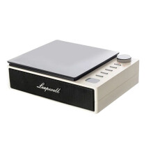 Reprodutor de CD Portátil Alto-Falantes Sem Fio Rádio FM Walkman Reprodutor de Álbum de Música Home Máquina de CD Inglês AB Repetidor