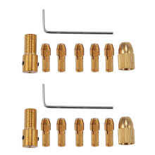 16 StüCke 0,5-3mm Kleine Elektrische Bohrer Spannzange Twist Chuck Tool Kit
