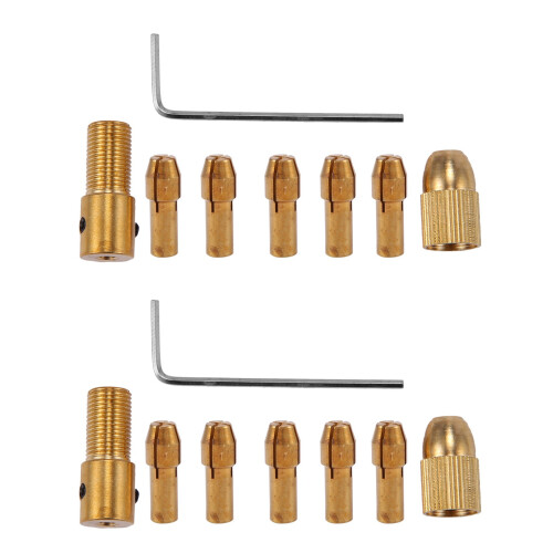 16Pcs 0,5-3mm Petit Foret électrique Collet  Twist Chuck Tool Kit