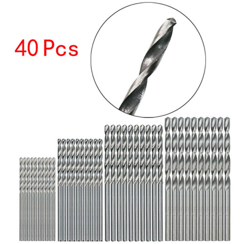 120 Pcs  Drill HSS Bit 0.5mm-2.0mm Straight Shank PCB Twist Drill Bits Set 2