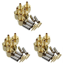 15Pcs SMA Male Plug Straight Crimp RG316 RG174 Rf Adapter Connector