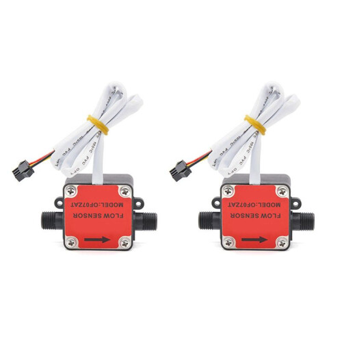 2X OF07ZAT 2Min Oval Gear Flowmeter Sensor Flow Sensor Gear Olie Flowmeter