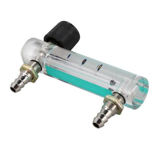 10X 0.1-1.5LPM 1.5L Oxygen Flow Meter Flowmeter with Control Valve for Oxygen Air Gas 1