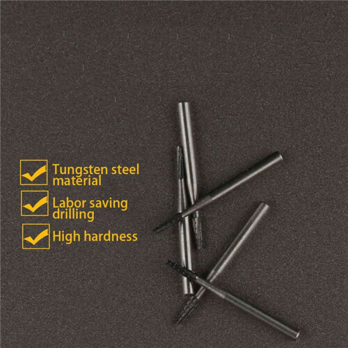 15X Car Front Windshield Repair Tool Glass Drilling Bit Tungsten Steel Drill Bit