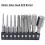40Pcs Hex  Wrench Drill Bit Set Shank Quick Release Magnetic Screwdriver Bits Set (Metric +SAE) 2