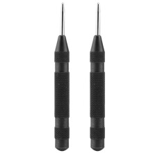2X Center Punch Drill Center Punch Drill Bit Tools Spring Loaded Marking Starting Holes Tool Auto Center Pin Punch