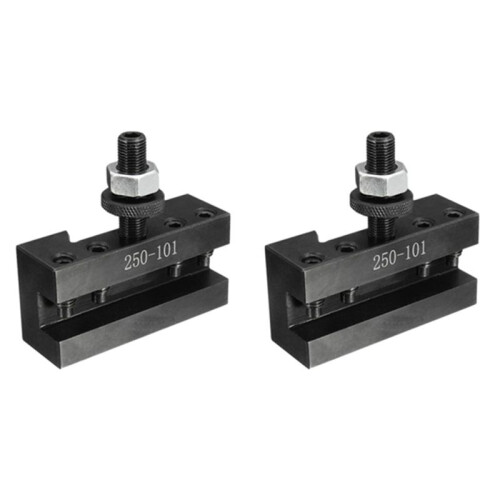 2X 250-101 Turning and Facing Holder Quick Change Tool Post and Tool Holder Only Suitable for Piston Type
