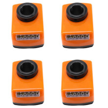 4X Maschinen Dreh Teil 20 mm Bohrung Digitale Position Anzeige Orange