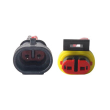 Conjunto de Plugue de Conector de Fio EléTrico À Prova D'ÁGua de 10 Pares de 2 Pinos com Cabo para Motocicleta, Scooter Marinho