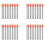 40 Pieces 6MM Glass and Tile Drill Bits Set Carbide Drilling Tool 1