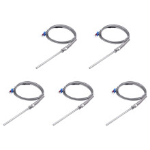 5X RTD Pt100 Inossidabile Sonda Temperatura Sensore Cavo 2M 98mm 3 Fili -50-400 Centigrado