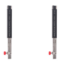 2X Welding Inspection Scale Small Height Gauge Hi-Lo Dedicated Internal Welding Ruler Metric Size N19