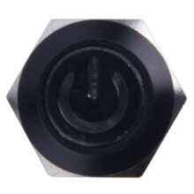 3X 12V 2A 9,5 mm Led Metall Kappe Leistung Momentan Druck Schalter Auto Diy Geändert, Gelb