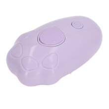 Spazzola per animali domestici a vapore efficiente, per toelettatura umido/secco e rimozione dei peli, elettrica, colore viola