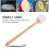 Wool Fleece Drum Mallet with Beech Wood Handle, White, Large 4