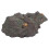 Dinosaur Simulated Landscape Model Scene with Tree Root Pedestal M97 14