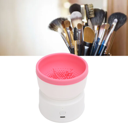 Electric Makeup Brush Cleaner Machine USB Lithium Battery 800mAh ABS
