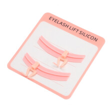 Separador de pestañas de silicona, rosa, lavable