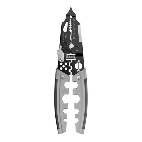 Multi-Function Wire Stripper 28 in 1 Wire Stripper Wire Splitter for Clamping, Screwing, Stripping and Cutting Cables