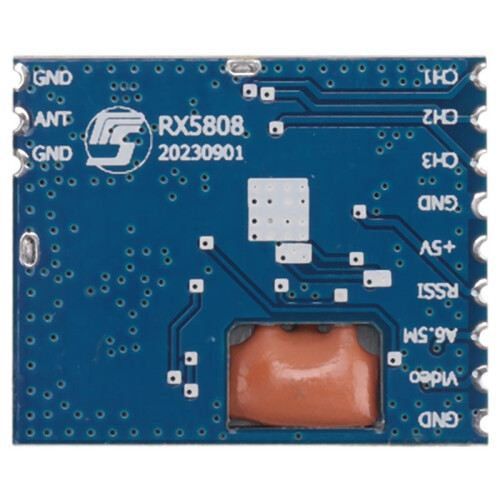 1Pcs FPV 5.8G Wireless  Audio Video Receiver Module RX5808 for FPV System RC Helicopter