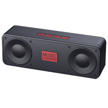 Portable FM Radio Wireless 5.0 TWS Speaker MP3 Music Player Support TF Card U Disk USB Charging Radio-B