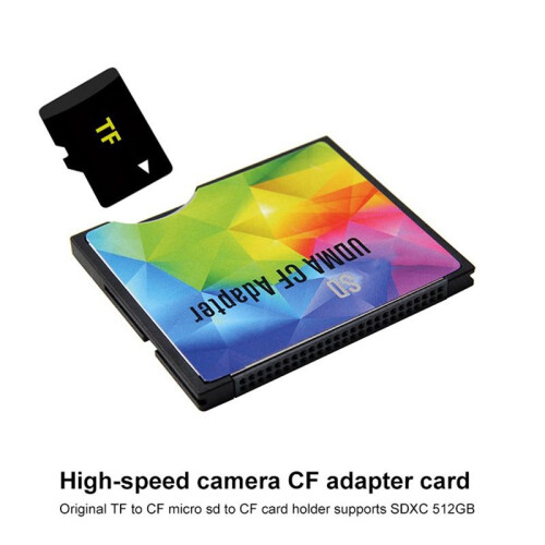 TF Till CF-Adapter för Micro- Till CF-Kortfodral StöDer SDXC TF Till CF-HöGhastighetskamera CF-Adapterkort 1