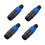 4PCS XLR Connector Professional Audio Speaker Compatible Adapter Plug Female Socket 4Pin Docking Connector 3