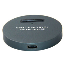 NVMe to USB Docking Station, External M.2 PCI-E NVMe SSD to USB-C Reader Adapter for M.2 (M Key) SSD