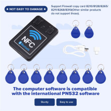 NFC-PRO Dual-Band + Applet RFID Chip Card Copier Encryption Key Reader 13.56Mhz 125Khz Clone Rewritable