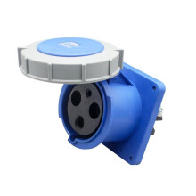 IEC 60309 Waterdichte Industriële Connectoraansluiting 3-Pins 63A 200V-250V 2P+E 6H IP67 Waterdichte Vrouwelijke Connector