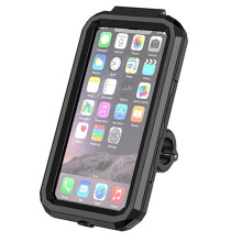 Motorfiets Telefoonhouder Waterdichte Behuizing Motorfiets Montage Dubbele Socket Arm Stuurspiegel