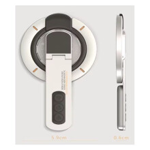 Double Sided Magnetic Phone Holder for 16/15/14/13/12 Pro Max Magnetic Ring Finger Stand