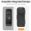 Anti-Scratch Flip Protective Case with Rope Anti-Fall Lens Protector Full Coverage Protection Shell for  X5/X4 3
