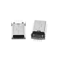 20 Pcs USB Type B Plug Male 180 Degree 5-Pin SMD SMT Solder Jack Connector