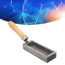 4 Inch Portable Oil Groove Gold Bar Casting Mold Alloy Steel Ingot