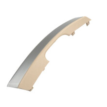 Car Left Front Inner Door Handle for   LEVIN 2014-2018 Car Door Inner Armrest Cover Beige Silver