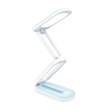 Mini luce con funzioni multifunzionali, lampada da scrivania a LED pieghevole ricaricabile con controllo touch e tecnologia di protezione degli occhi