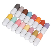 16 Farben Mini-Kapsel-Lippenstift-Set, Matt, 1g pro Stück, tragbar