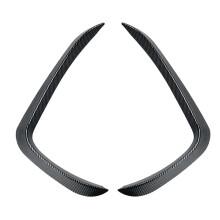 Bil FräMre StöTfåNgare Lip Side Spoiler Dimlampa Ramar Skydd för X5 F15 M Sport 2014-2018 Body Kit Splitter(Carbon Fiber)