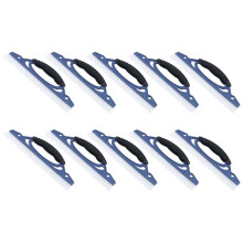 10pcs Soft Silicone Handy Squeegee Rubber Sheet Drying Blade Clean Scraping Film Scraper Car Accessaries